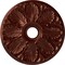 Ekena Millwork Milan Ceiling Medallion (Fits Canopies up to 4 5/8"), 24 1/2"OD x 3 1/2"ID x 1"P, Antique Copper CM24MIACS - alternate 1